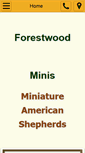 Mobile Screenshot of forestwoodminis.com