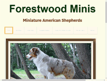 Tablet Screenshot of forestwoodminis.com